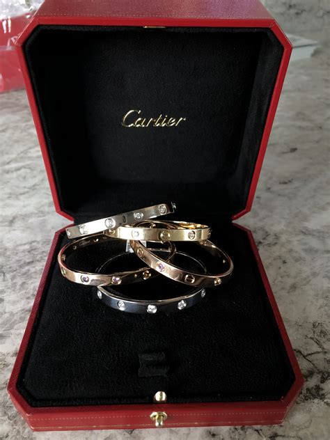 cartier love bracelet inside engraving|authentic used cartier love bracelet.